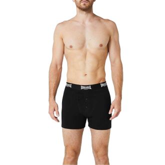Lonsdale Boxershorts voor heren (Set van 2) (Zwart)