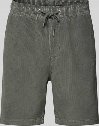 Mazine Regular Fit Shorts aus Cord in Dunkelgruen, Größe XL