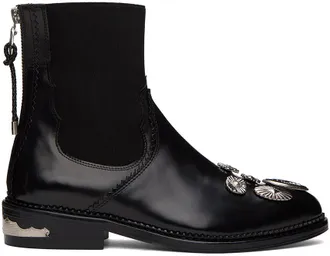 Tod's leather t-buckle knee-high boots - women - Calf