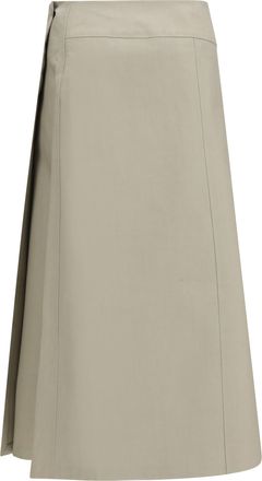 Rier Womens Skirt Bonded Cotton Fog