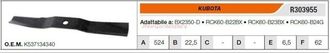 Kubota Cuchilla Para Tractor Cortac&eacute;sped Bx2350-d R303955