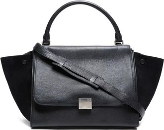 Celine Borsa a mano two-way Trapeze 2000-2015 - Blu