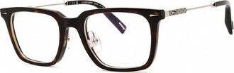 Chopard Demo Rectangular Mens Eyeglasses VCH346 03AQ 52