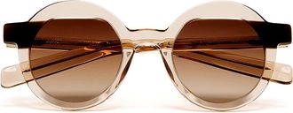 Kaleos Pollitt C27 Mens Sunglasses Brown Size 47