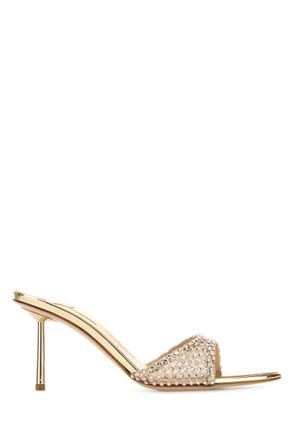 Le Silla Golden Slip On Heels