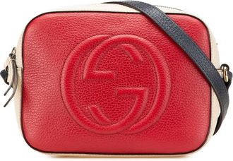 Gucci Borsa a tracolla Soho Disco piccola in pelle tricolore 2000-2015 - Rosso
