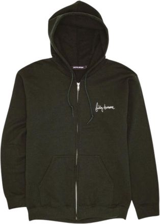 Fa Dill Collage Zip Hoodie - Heren - Vesten met rits - Zwart - XL - Katoen - Hoodies & sweatvesten