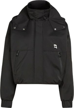 Karl Lagerfeld Chaqueta Ikon de Nailon - Jackets - Mujer - Negro - L