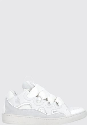 Lanvin Sneakers Curb in camoscio e mesh