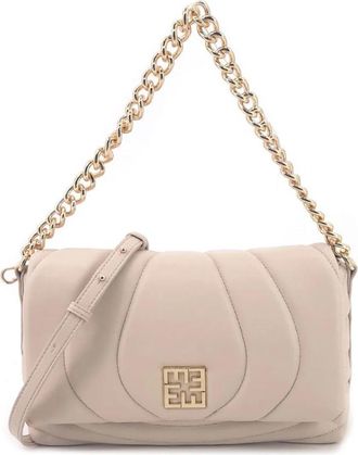 Ermanno Scervino Clip-Closure Crossbody Bag - Dames - Handtassen - Beige - ONE Size - Tassen