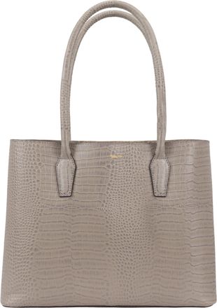 Paul Costelloe Womens Halti Leather Shoulder Bag - Grey - One Size