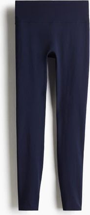H&M Sports Leggings With Softmove in Navy Blue at Nordstrom, Size Xx-Small
