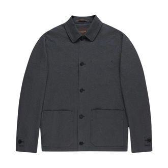 Slowear Seesurker Jas - Heren - Zomerjassen - Grijs - XL - Katoen - Jassen