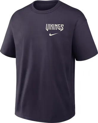 Nike Minnesota Vikings Rivalries Collection Max90 Nike Mens NFL T-Shirt in Purple | 04T656W9M-2JW