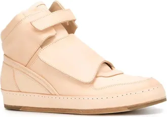 HENDER SCHEME hook & loop strap hi-top sneakers - Beige