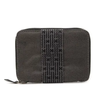 Herm&egrave;s Pre-owned Hermes Toile Herline Zip Wallet Ladies UI6RZ4H4USBPTP5L