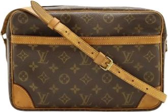 Louis Vuitton Pre-owned Cross Body Bags, female, Brown, Size: ONE SIZE Pre-owned Canvas Crossbody Bag