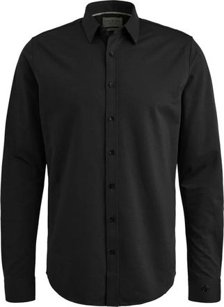 Cast Iron Heren, Overhemden, Zwart, Maat: S Jersey