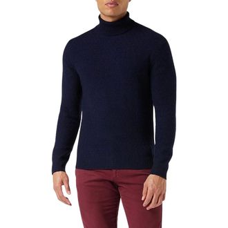 Hackett Maglione Girocollo H Stitch - - Knitwear - Uomo - Blu - L