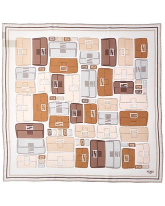 Fendi Fendi Baguette Foulard Silk Scarf