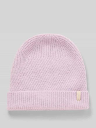 Barts Strickmütze mit Label-Detail Modell Kirinda in Flieder, Größe 1