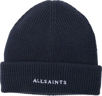 AllSaints Classic Logo Beanie in Collegiate Blue at Nordstrom Rack