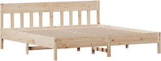 vidaXL Estructura De Cama Sin Colch&oacute;n Madera Maciza De Pino 200x200 Cm Vidaxl