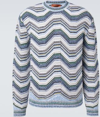Missoni Pullover Wave in misto lana e cotone