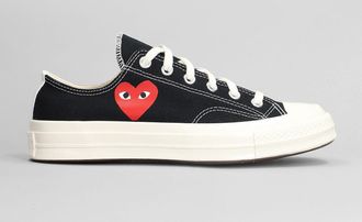 CONVERSE X COMME DES GARCONS Sneakers Chuck 70 cdg low in cotone nero