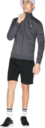 Lacoste Sweatshirt met volledige ritssluiting - Heren - Vesten met rits - Grijs - S - Katoen - Hoodies & sweatvesten