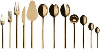 Mepra Due Flatware Set - 67 Pieces in Gold at Nordstrom