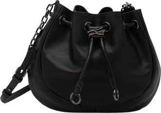 Karl Lagerfeld K Autograph Crossbody - Dames - Schoudertassen - Zwart - ONE Size - Leer - Tassen
