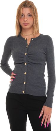 Pinko Cardigan in maglia inglese Aveligniese Grigio Pinko Donna