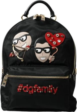 Dolce & Gabbana Pre-owned Fabric backpacks - Dames - Vintage Rugzakken - Zwart - ONE Size - Vintage