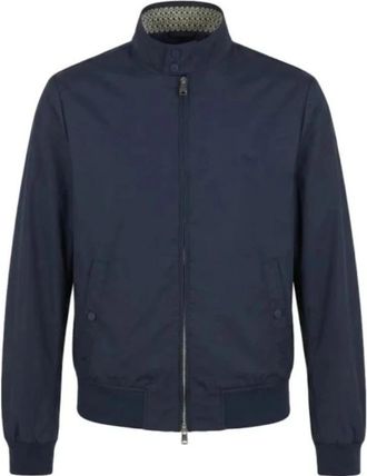 Harmont & Blaine Bomberjack - Heren - Bomber jackets - Blauw - M - Katoen - Jassen