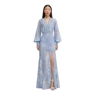 Ermanno Scervino Dames, Jurken, Blauw, Maat: XS Tulle