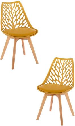 Regalos Miguel Packs Sillas Comedor - Pack 2 Sillas Viva - Mostaza