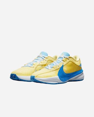 Nike Zoom Freak 5 Through My Eyes DX4996-700 Mens Yellow Basketball Shoes TF5596