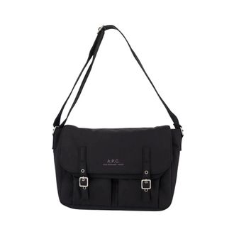 A.P.C. Messenger Archive Crossbody - male - A.P.C. - Shoulder Bags - Black - ONE SIZE - Bags