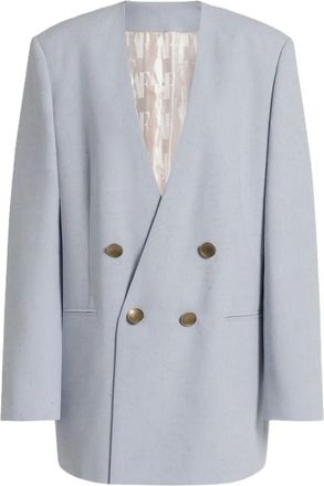 Alberta Ferretti Double-Breasted Blazer