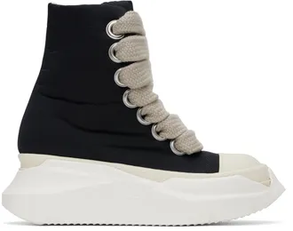 レディース*RICK OWENS* ハイトップレザースニーカー ホワイト RICK OWENS | HI SNEAKERS
