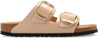 Birkenstock Arizona Big Buckle Sandalen Narrow - Dames - Sandalen - Beige - 39 EU - Leer - Schoenen