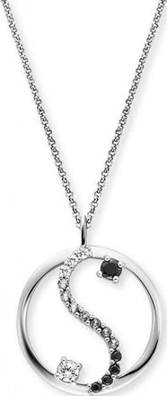 Engelsrufer Womens ERN-YIYABAL-16-ZI Ladies Yin Yang Necklace Silver Sterling - One Size