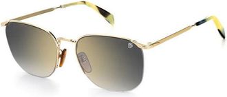 David Beckham DB 1038/F/S Asian Fit IDA/FQ Mens Sunglasses Gold Size 58
