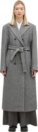 Sportmax Jassen, Dames, Grijs, M, Wol, Billy Jas