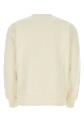Carhartt Work in Progress Unisex Ivory Cotton Blend American Script Swea Natural 80-Cotton-Polyester Sweat Felpe 80/cotton/polyester Sweater