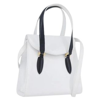 Ferragamo Pre-owned Handbags, female, White, Size: ONE SIZE Pre-owned Hand Bag
