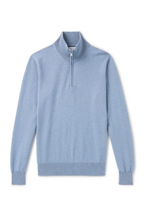Brunello Cucinelli Cashmere Half-Zip Sweater