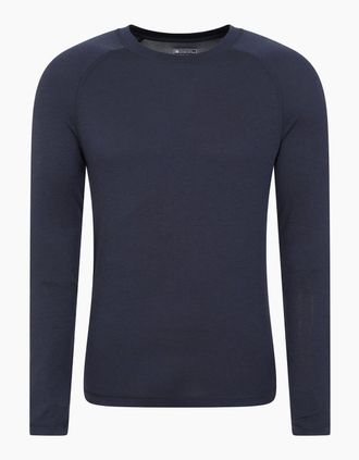 Mountain Warehouse Mens Mountain Warehouse Mens Keep The Heat Thermal Top - Navy - Size: 40