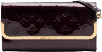 Louis Vuitton Pre-owned Rossmore MM - Dames - Pre-owned - Paars - Maat: ONE Size Leer